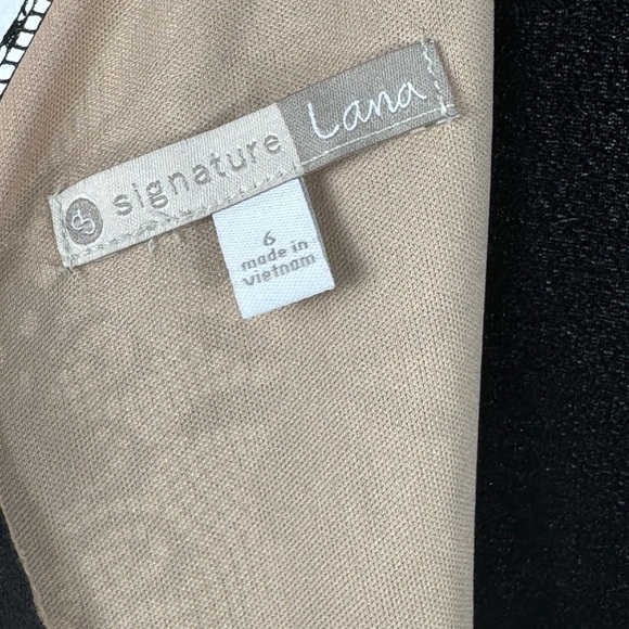 Signature Lana Elegant Black Lace Dress size 6 - Picture 10 of 14